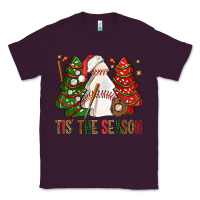 Plum tis' the season baseball christmas cakes bbs Classic Tee - BundleAndBundleShop
