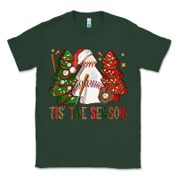 Sports Green tis' the season baseball christmas cakes bbs Classic Tee - BundleAndBundleShop