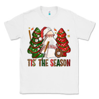 White tis' the season baseball christmas cakes bbs Classic Tee - BundleAndBundleShop