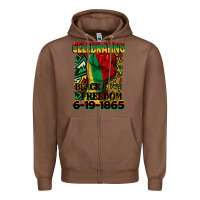Chestnut celebrating black freedom 6 19 1865 juneteenth Zipper Hoodie - CowGirlArtShop