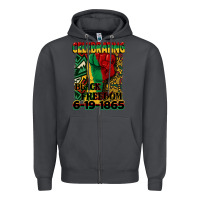 Smoke celebrating black freedom 6 19 1865 juneteenth Zipper Hoodie - CowGirlArtShop