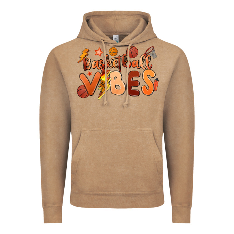 Basketball Vibes Vintage Hoodie by MaliasSmallBusiness | Teevron
