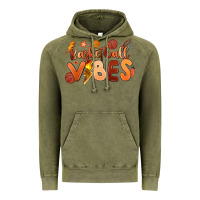 Vintage Olive basketball vibes Vintage Hoodie - MaliasSmallBusiness