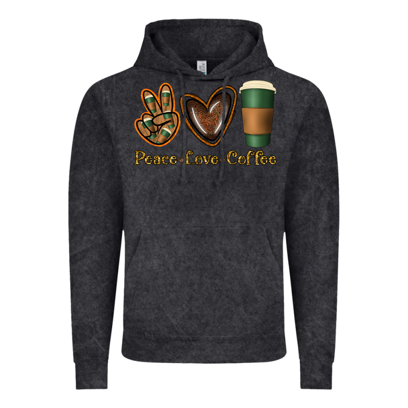 Peace Love Coffee Vintage Hoodie by Jasminsmagicworld | Teevron
