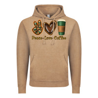 Vintage Coffee peace love coffee Vintage Hoodie - Jasminsmagicworld