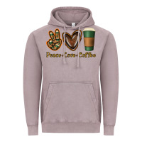 Vintage Zinc peace love coffee Vintage Hoodie - Jasminsmagicworld