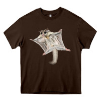 Chocolate Brown sugar glider Heavy Core Tee - LillyAllenDesigns