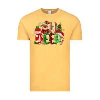 Vintage Mustard oh deer reindeer Vintage Tee - MaliasSmallBusiness