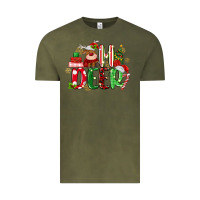 Vintage Olive oh deer reindeer Vintage Tee - MaliasSmallBusiness