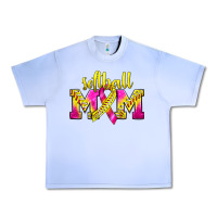Grape Ice Softball Mom Breast Cancer Urban Heavy Tee - BundleAndBundleShop