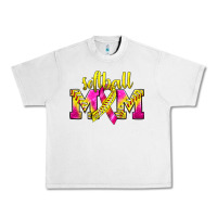 Lunar Rock Softball Mom Breast Cancer Urban Heavy Tee - BundleAndBundleShop