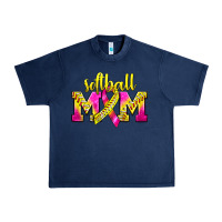 Navy Softball Mom Breast Cancer Urban Heavy Tee - BundleAndBundleShop