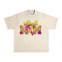 Sandshell Softball Mom Breast Cancer Urban Heavy Tee - BundleAndBundleShop
