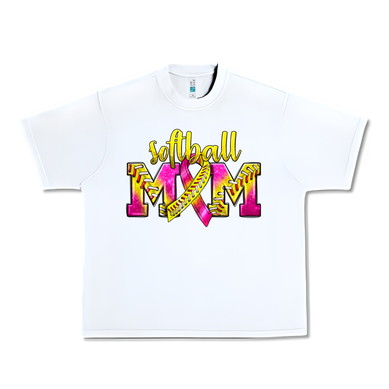 Softball Mom Breast Cancer Urban Heavy Tee by BundleAndBundleShop | Teevron