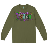 Army Green got a little cajun in my soul Long Sleeve Tee - Jasminsmagicworld