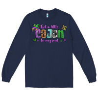 Navy got a little cajun in my soul Long Sleeve Tee - Jasminsmagicworld