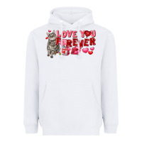White Love you forever Heavyweight Hoodie - FaDigitalArtStudio