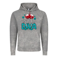 Cloud Rock birthday diva turquoise Vintage Hoodie - MaliasSmallBusiness
