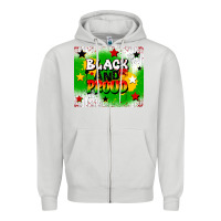 Dove Grey black and proud Zipper Hoodie - CowGirlArtShop