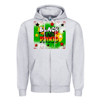 Black And Proud Zipper Hoodie | Teevron