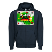 Navy black and proud Zipper Hoodie - CowGirlArtShop