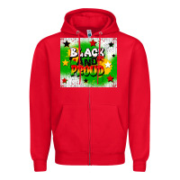 Red black and proud Zipper Hoodie - CowGirlArtShop