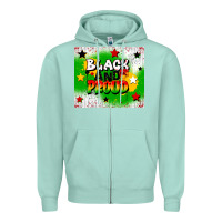 Seafoam black and proud Zipper Hoodie - CowGirlArtShop