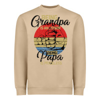 Mushroom Being Grandpa İs An Honor Being Papa İs Priceless Heavyweight Sweatshirt - Bettercallsaul