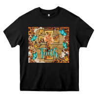 Black faith cross Heavy Core Tee - BarkalooDesign
