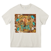 Cream faith cross Heavy Core Tee - BarkalooDesign