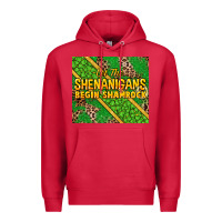 Cardinal Let the shenanigans begin shamrock tumbler Premium Hoodie - HowdyJamesFarm