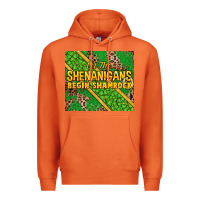 Carrot Let the shenanigans begin shamrock tumbler Premium Hoodie - HowdyJamesFarm