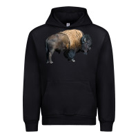 Black Bison Buffalo Urban Hoodie - LillyAllenDesigns