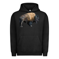 Pigment Black Bison Buffalo Urban Hoodie - LillyAllenDesigns