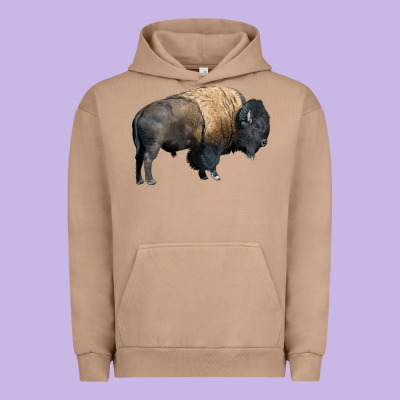 Bison Buffalo Urban Hoodie Designed By Lillyallendesigns