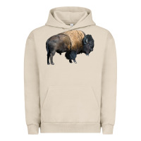 Pigment French Oak Bison Buffalo Urban Hoodie - LillyAllenDesigns