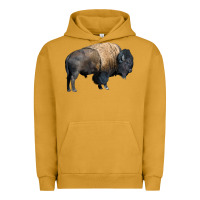 Pigment Peanut Butter Bison Buffalo Urban Hoodie - LillyAllenDesigns