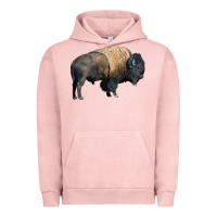 Pigment Salmon Bison Buffalo Urban Hoodie - LillyAllenDesigns