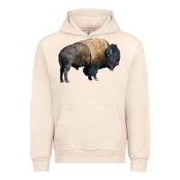 Sandshell Bison Buffalo Urban Hoodie - LillyAllenDesigns