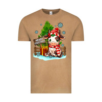 Vintage Camel merry christmas cow Vintage Tee - MaliasSmallBusiness