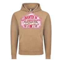 Vintage Coffee santas hot chocolate Vintage Hoodie - MaliasSmallBusiness