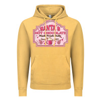 Vintage Mustard santas hot chocolate Vintage Hoodie - MaliasSmallBusiness