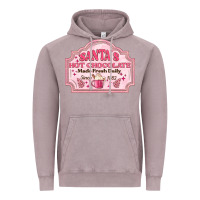 Vintage Zinc santas hot chocolate Vintage Hoodie - MaliasSmallBusiness