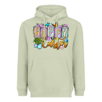 Matcha Happy Easter Heavyweight Hoodie - OliviaCreatesArt