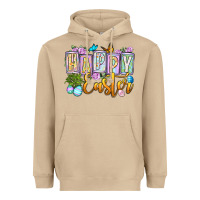 Mushroom Happy Easter Heavyweight Hoodie - OliviaCreatesArt