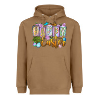Toasted Coconut Happy Easter Heavyweight Hoodie - OliviaCreatesArt