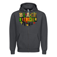 Smoke black teacher magic juneteenth Zipper Hoodie - CowGirlArtShop