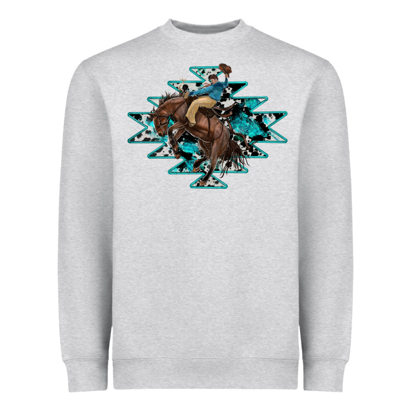 Western Cowboy Heavyweight Sweatshirt by RanaPortraitStore | Teevron