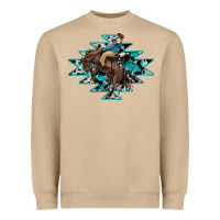 Mushroom western cowboy Heavyweight Sweatshirt - RanaPortraitStore