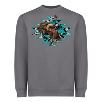 Storm western cowboy Heavyweight Sweatshirt - RanaPortraitStore
